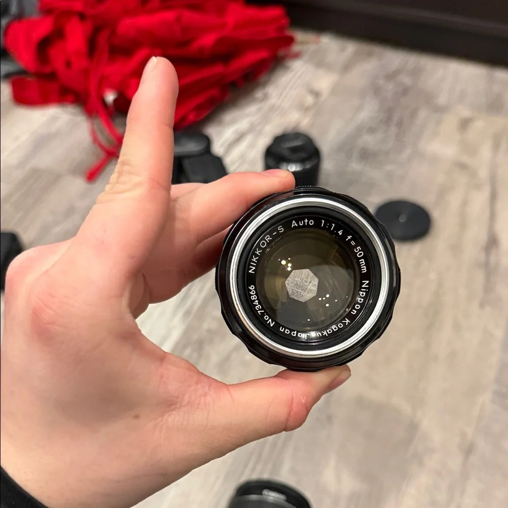 Nikkor-S auto 50mm f/1.4 Vintage Camera Lens - Black